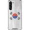 South Korean Flag Distressed Galaxy S23 Plus Clear Case